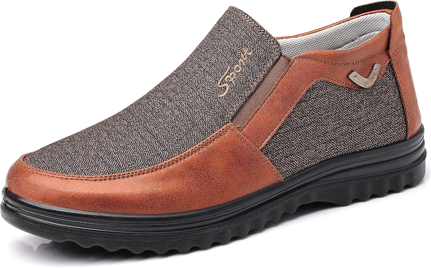 COSIDRAM Mens Casual Loafers Shoes Ankle High Lightweight Moccasins for Adult Male
