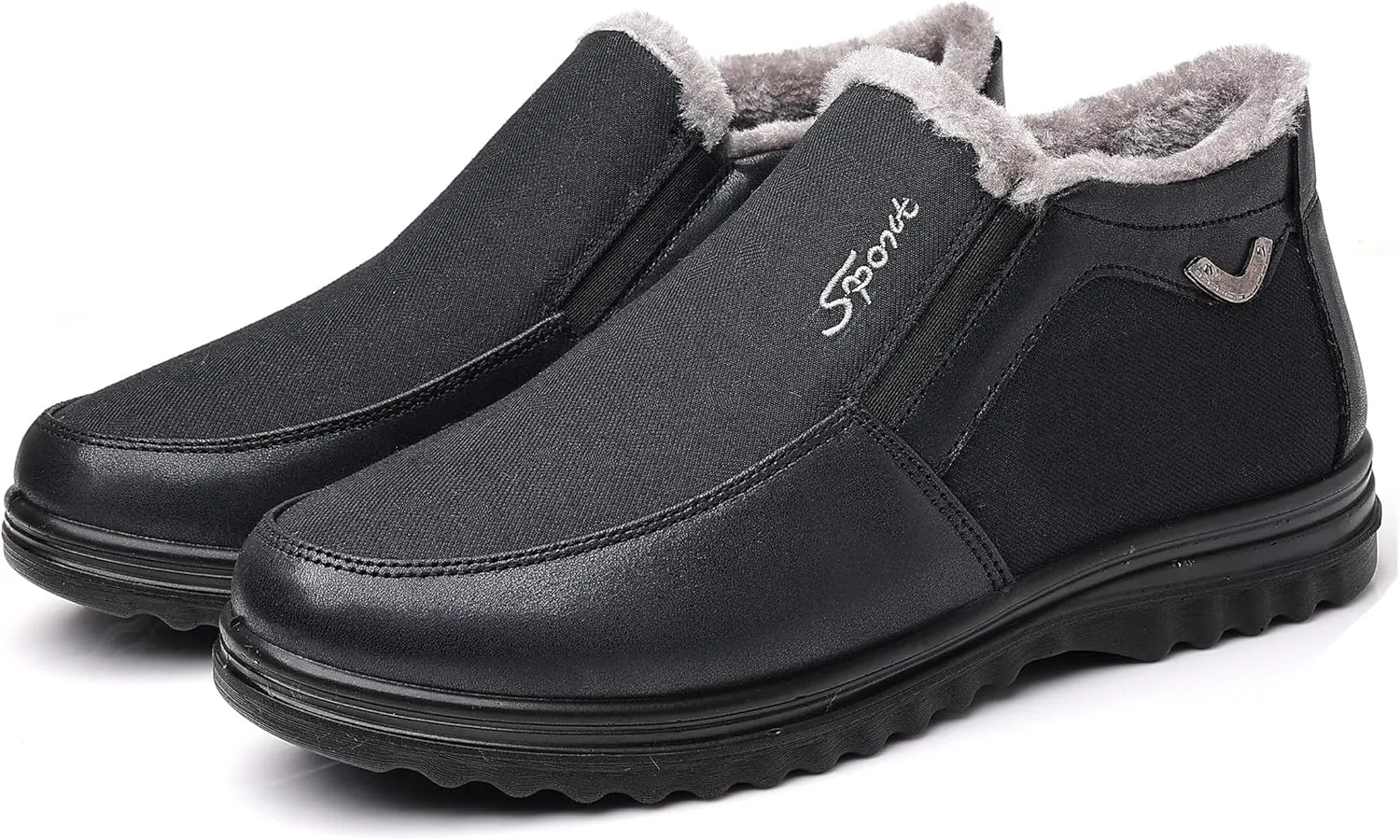 COSIDRAM Mens Casual Loafers Shoes Ankle High Lightweight Moccasins for Adult Male