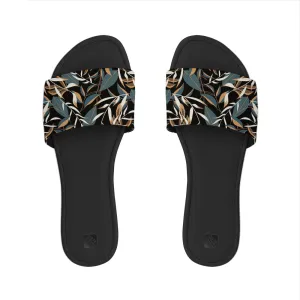 Cozy Bliss Slipper Elegant Leaves