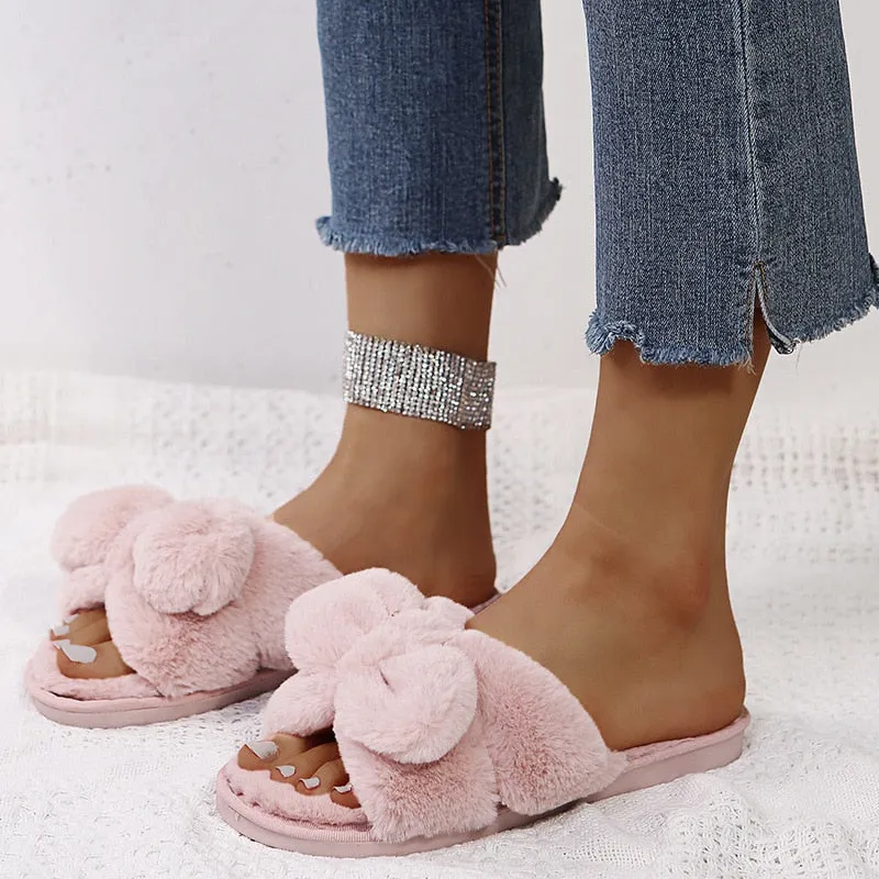 Cozy Faux Fur Indoor Slippers