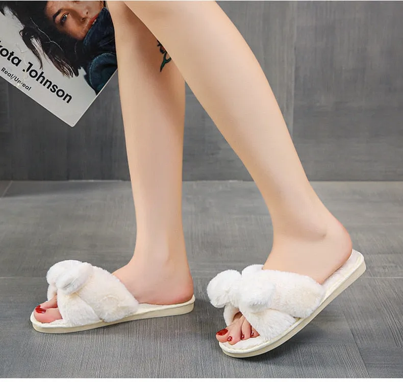 Cozy Faux Fur Indoor Slippers