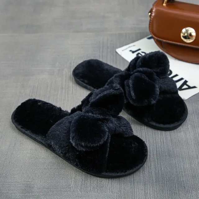 Cozy Faux Fur Indoor Slippers