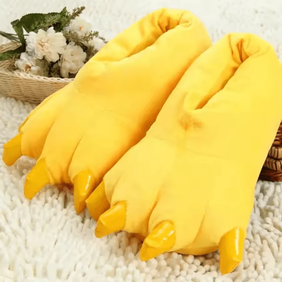 Cozy Monster Paws Slippers – Fuzzy, Fun, and Fiercely Cozy