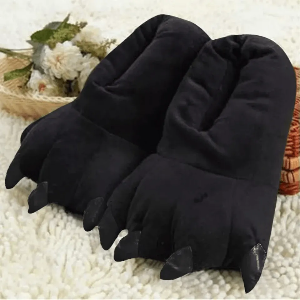 Cozy Monster Paws Slippers – Fuzzy, Fun, and Fiercely Cozy