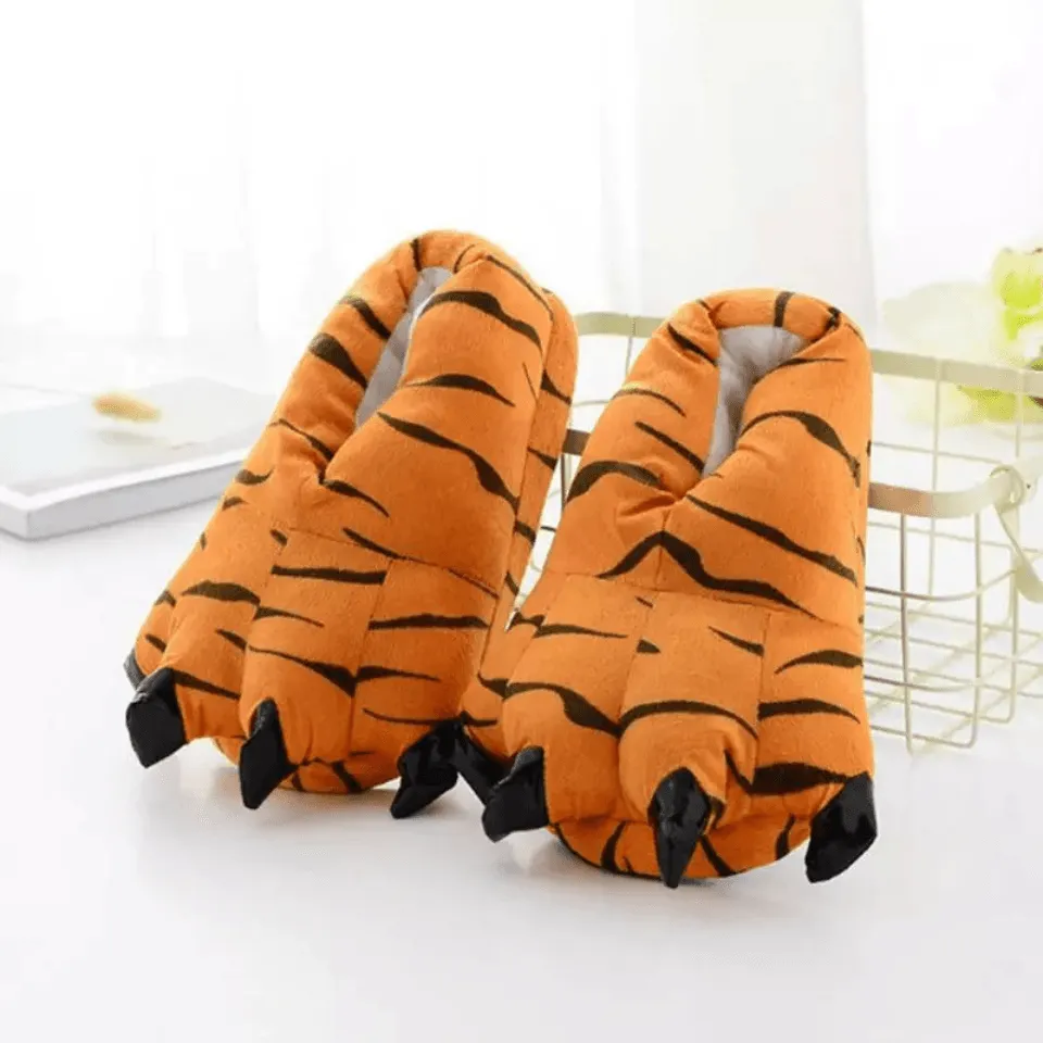 Cozy Monster Paws Slippers – Fuzzy, Fun, and Fiercely Cozy