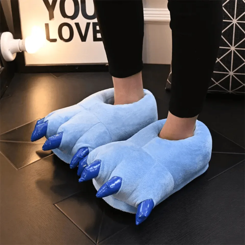 Cozy Monster Paws Slippers – Fuzzy, Fun, and Fiercely Cozy