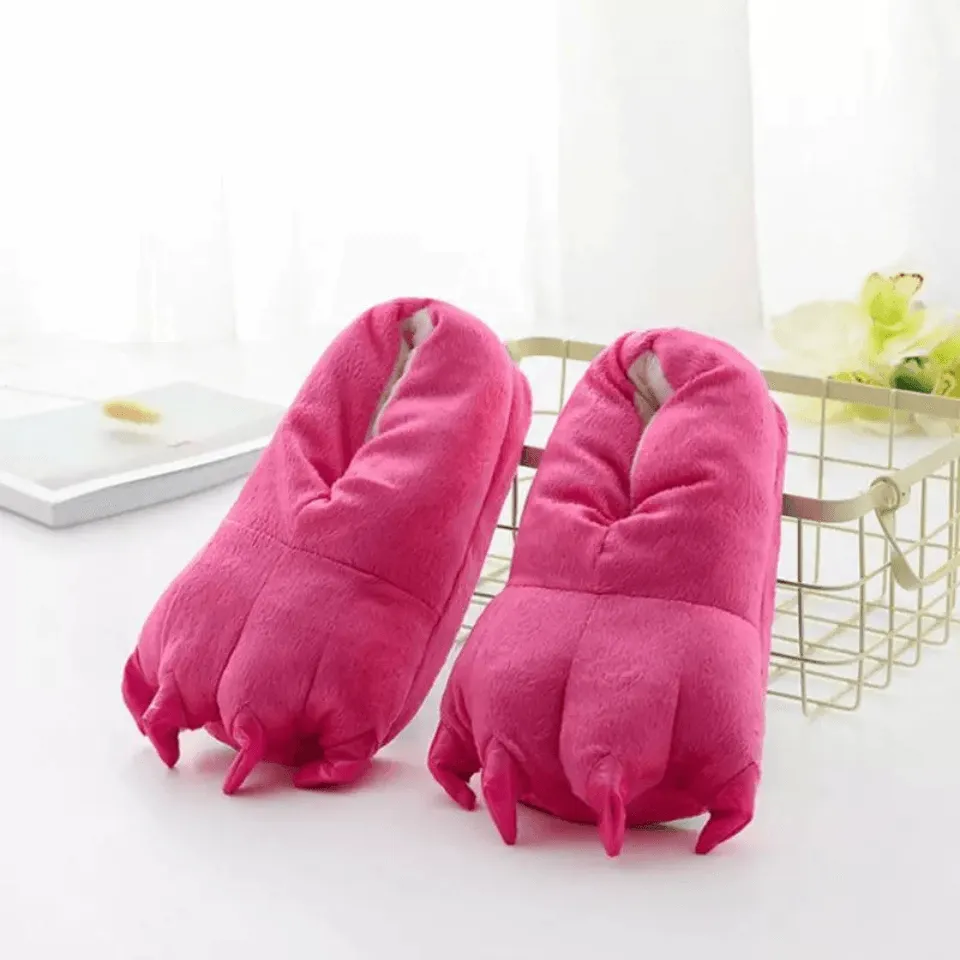 Cozy Monster Paws Slippers – Fuzzy, Fun, and Fiercely Cozy