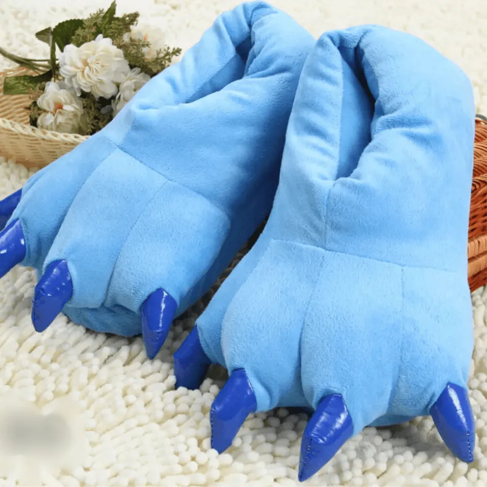 Cozy Monster Paws Slippers – Fuzzy, Fun, and Fiercely Cozy
