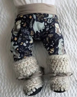 Crocheted Slippers (Tall)  Baby/Toddler