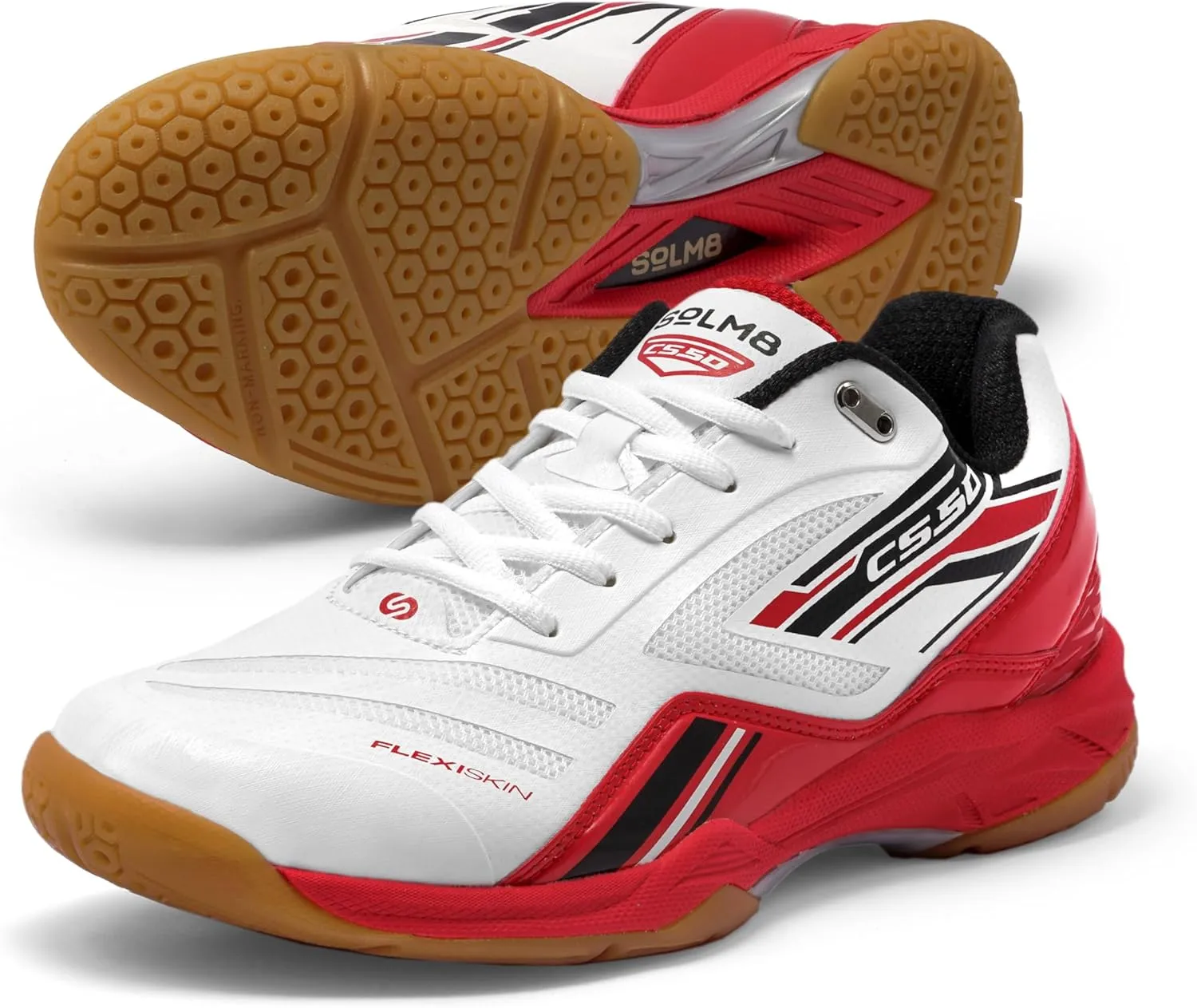 CS50 Lightweight Pickleball Court Shoe with Non Marking Rubber Sole Suitable for Indoor and Badminton Sport