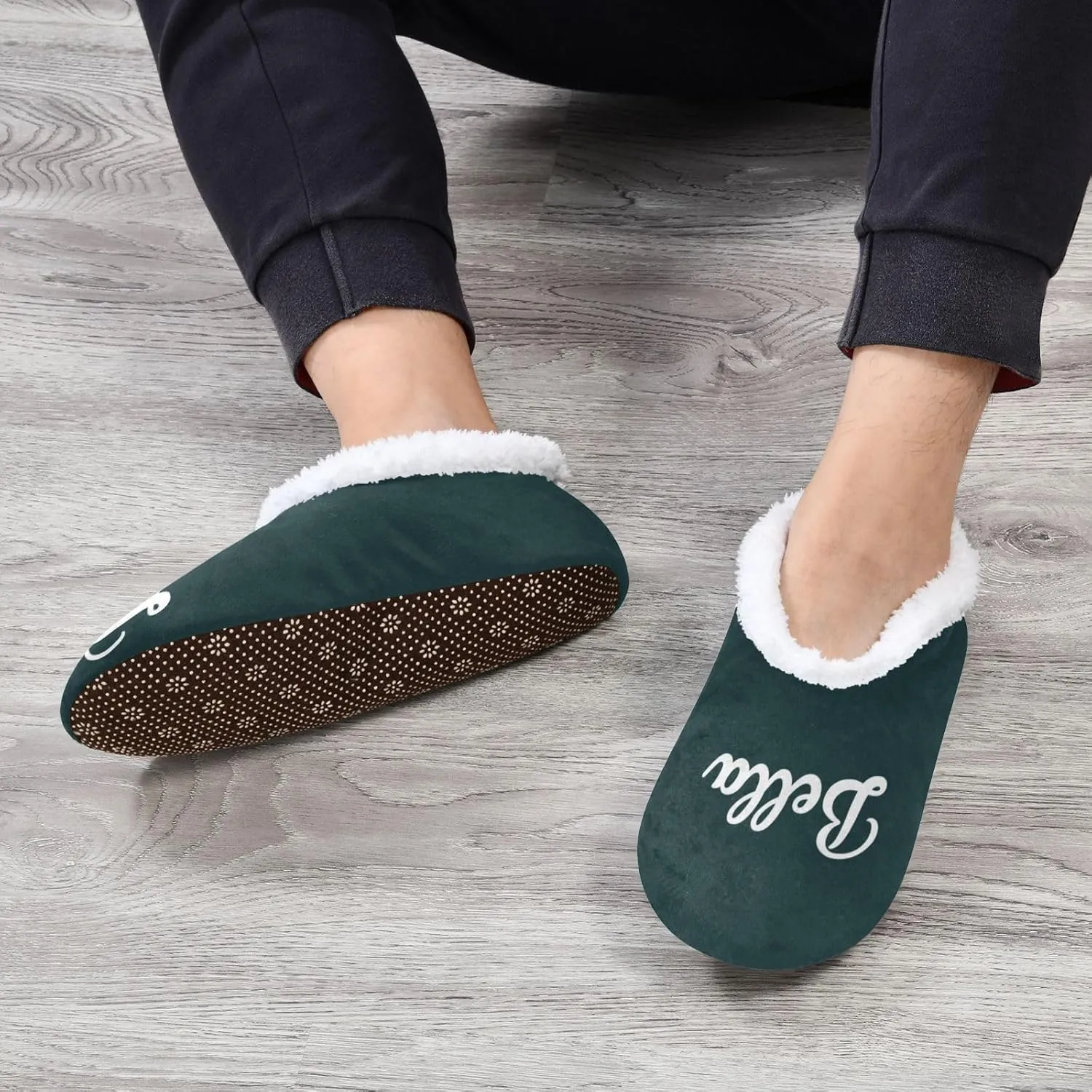 Custom House Slippers for Women Men Personalized Non-Slip Soft Sole Slippers