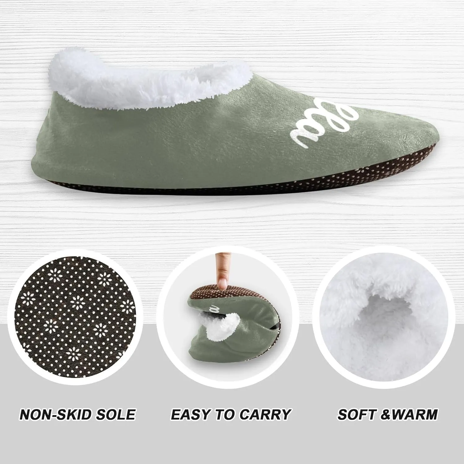 Custom House Slippers for Women Men Personalized Non-Slip Soft Sole Slippers