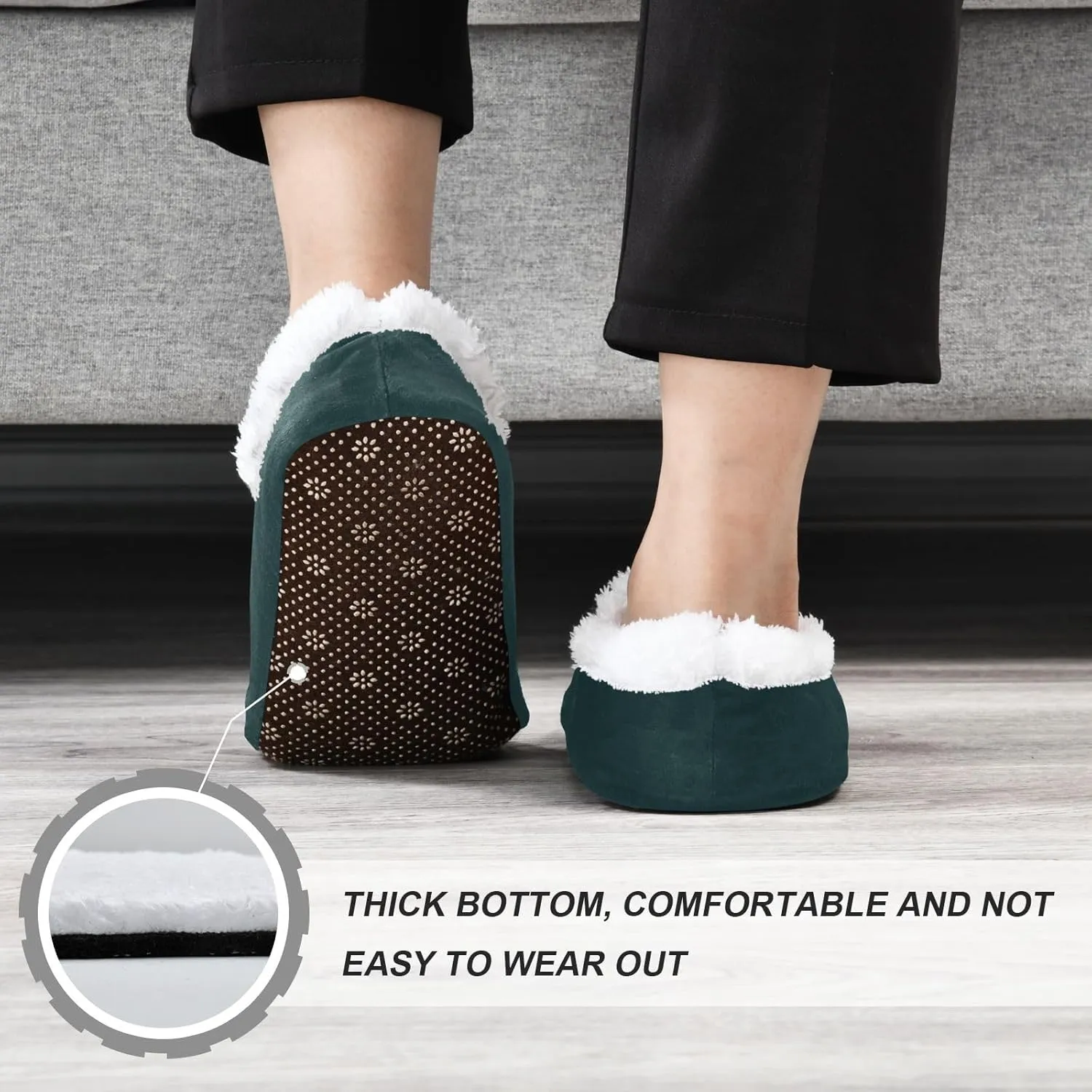Custom House Slippers for Women Men Personalized Non-Slip Soft Sole Slippers