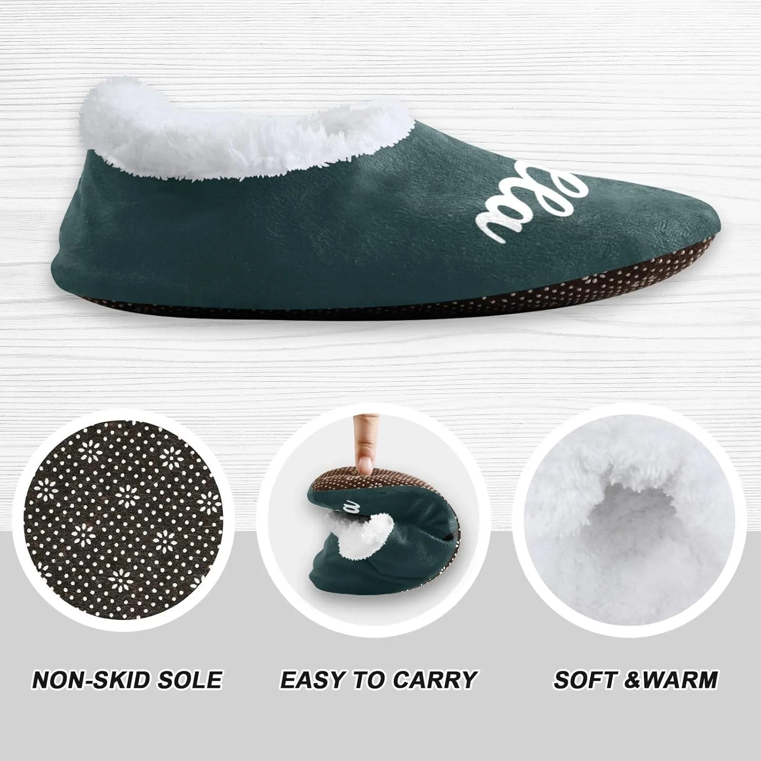 Custom House Slippers for Women Men Personalized Non-Slip Soft Sole Slippers