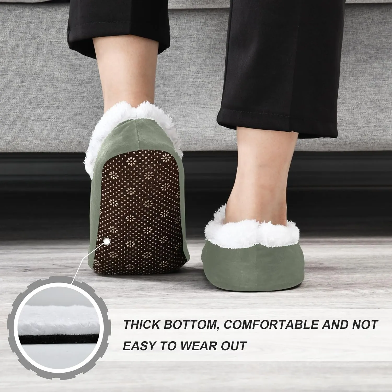 Custom House Slippers for Women Men Personalized Non-Slip Soft Sole Slippers