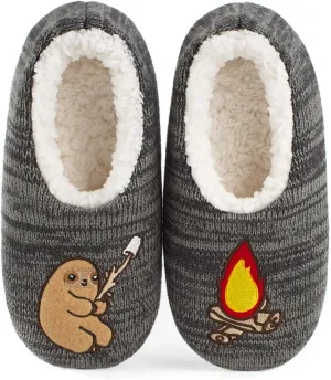 Cute Animal House Slippers, Warm Fuzzy Slipper Socks with Grippers Non Slip, Cozy Funny Gifts
