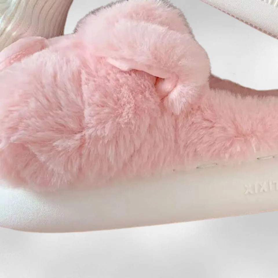 Cute Pig Slippers – Soft & Cozy Plush Indoor House Shoes