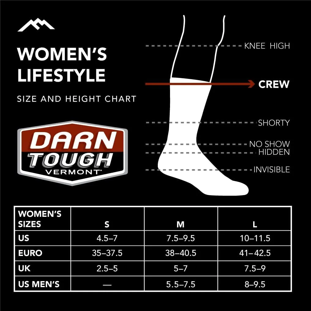 Darn Tough Women's Blossom Crew Lightweight Sock (Style 6104) -