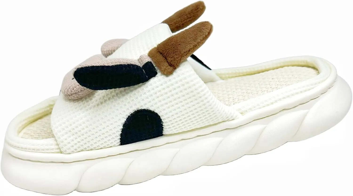 DCLTD Womens Cartoon Animal Slippers Home Linen Slippers Men's and Women's Cartoon Slides Cloud Slippers Super Soft Shoes for Boys and Girls