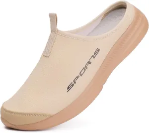 DimaiGlobal Mens Slippers with Arch Support Casual Mules Clog Open Back Shoes Comfort Slip-On Walking Loafer Indoor Outdoor House Shoes