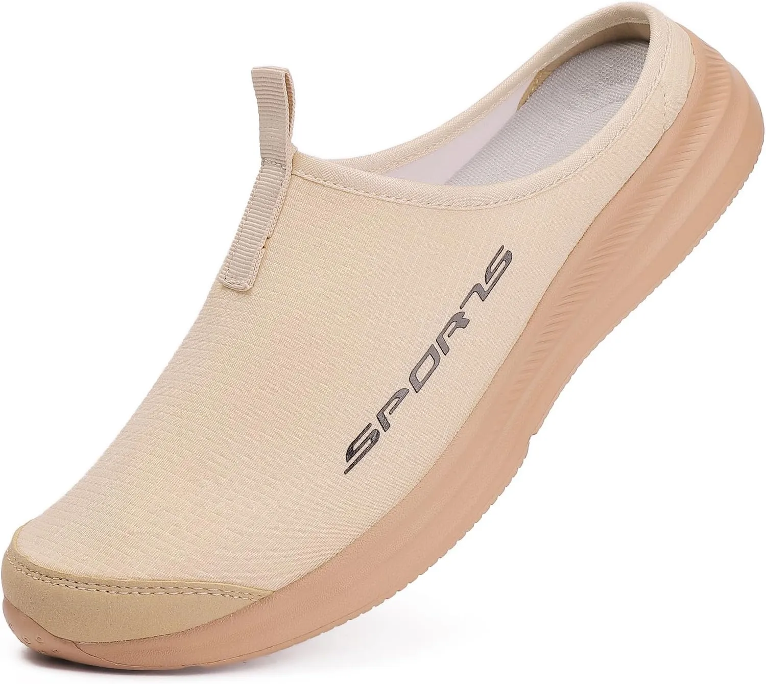 DimaiGlobal Mens Slippers with Arch Support Casual Mules Clog Open Back Shoes Comfort Slip-On Walking Loafer Indoor Outdoor House Shoes