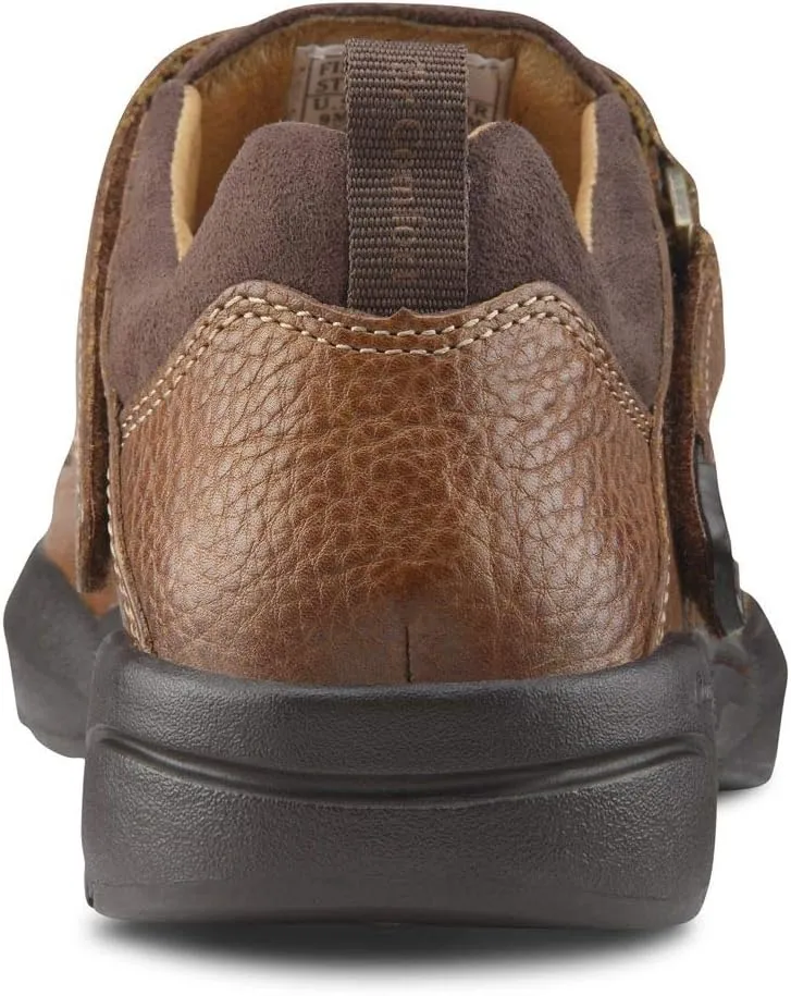 Dr. Comfort Fisherman Men's Therapeutic Diabetic Extra Depth Sandal: Chestnut 12.0 Medium (B/D)
