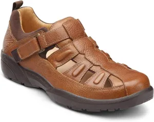 Dr. Comfort Fisherman Men's Therapeutic Diabetic Extra Depth Sandal: Chestnut 12.0 Medium (B/D)