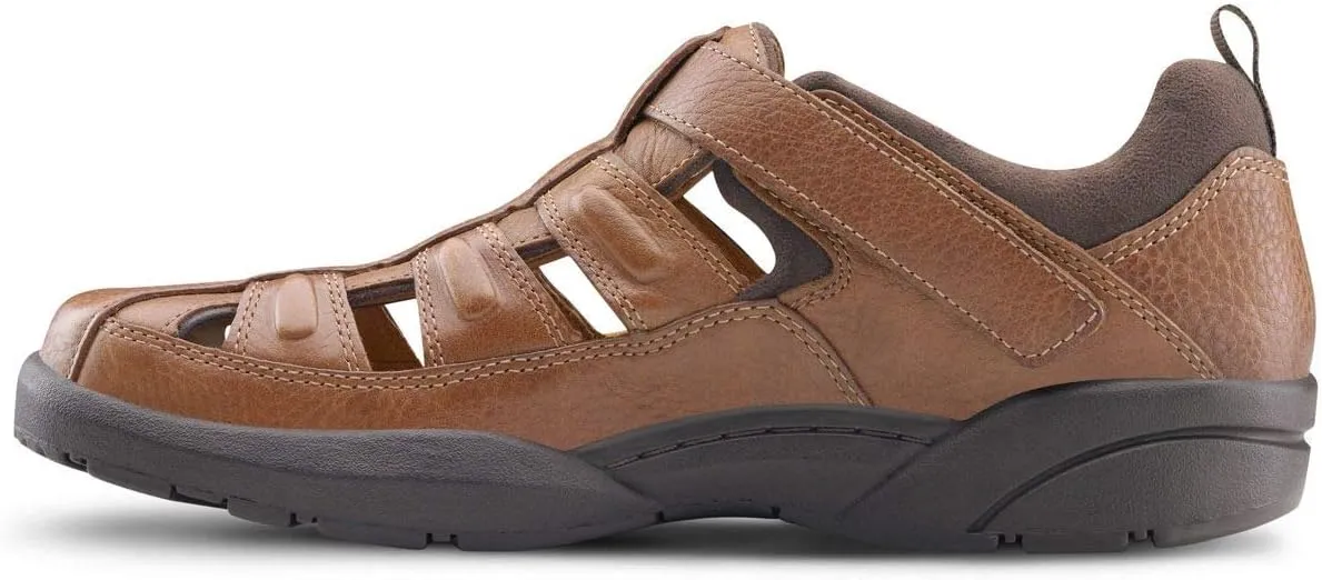 Dr. Comfort Fisherman Men's Therapeutic Diabetic Extra Depth Sandal: Chestnut 12.0 Medium (B/D)