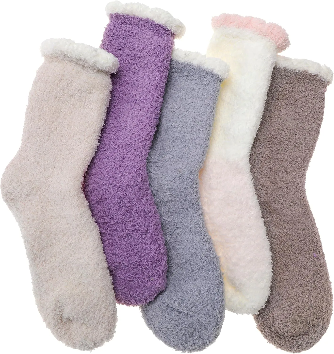 EBMORE Womens Fuzzy Socks Fleece Fluffy Cabin Plush Warm Sleep Soft Cozy Winter Adult Socks