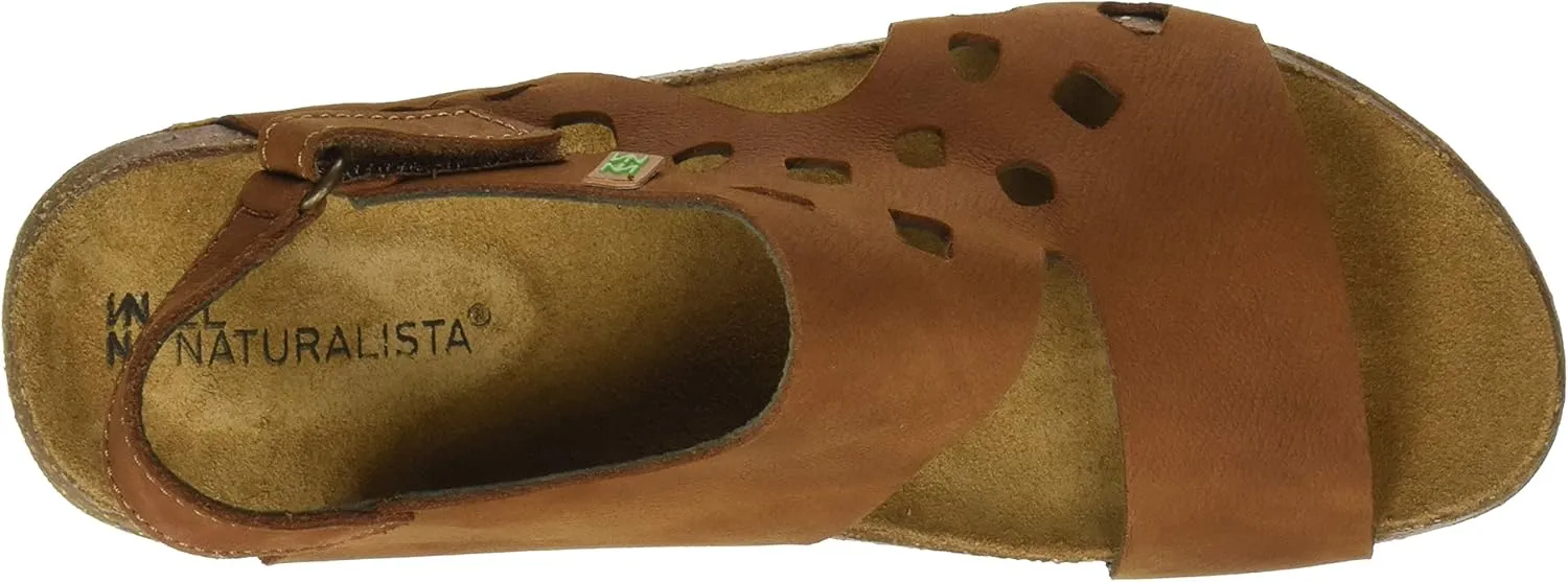 El Naturalista Women's N5061 Pleasant Wood/Wakataua Flat Sandal