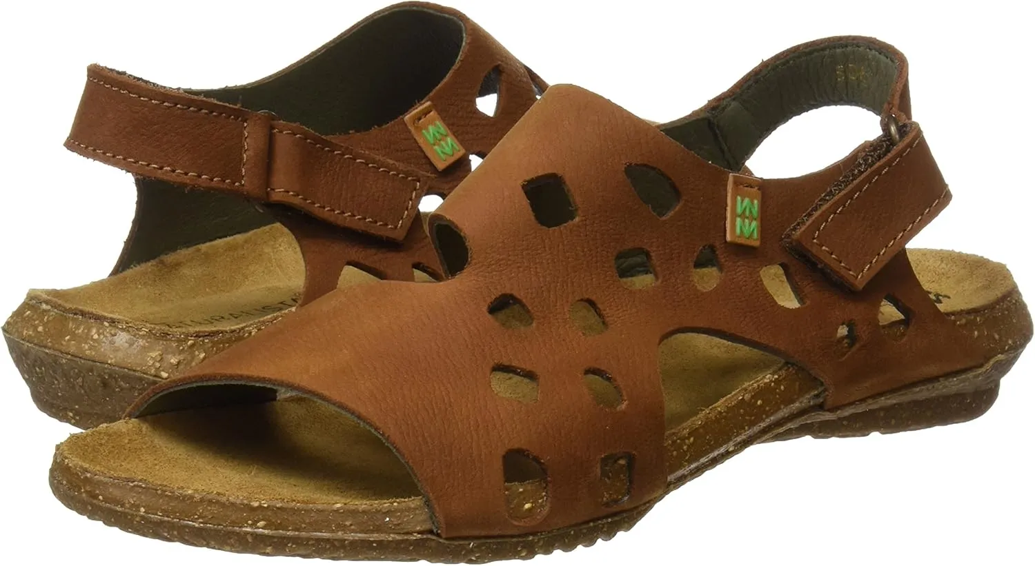 El Naturalista Women's N5061 Pleasant Wood/Wakataua Flat Sandal