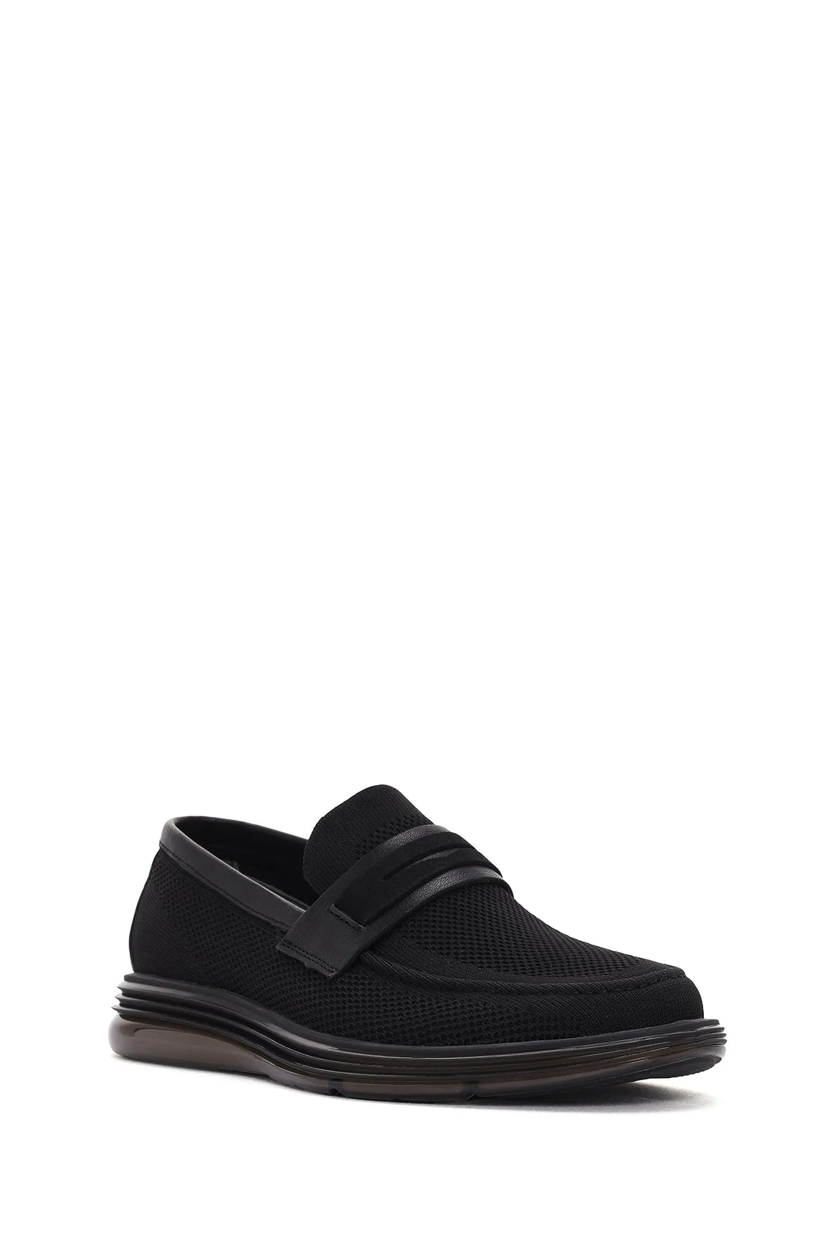 Erkek Siyah Kumaş Loafer