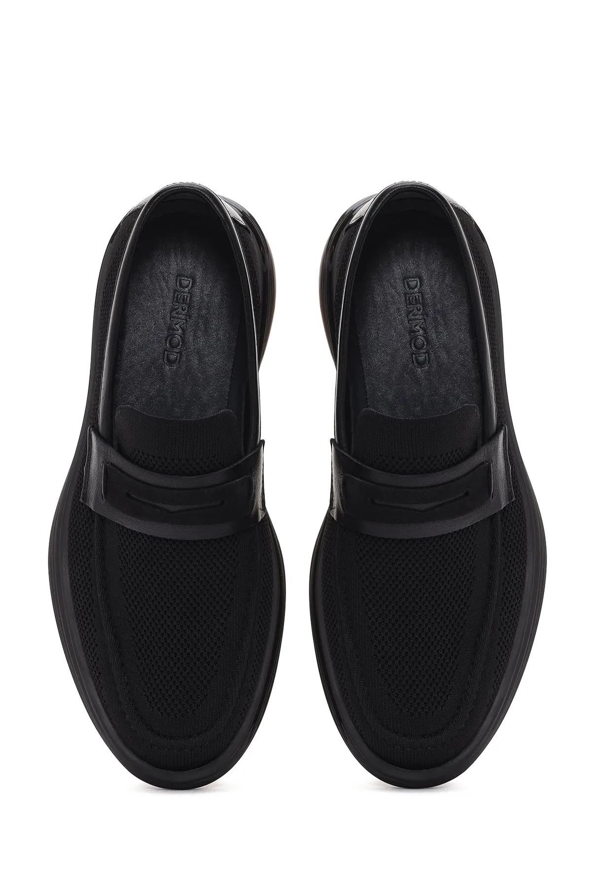 Erkek Siyah Kumaş Loafer