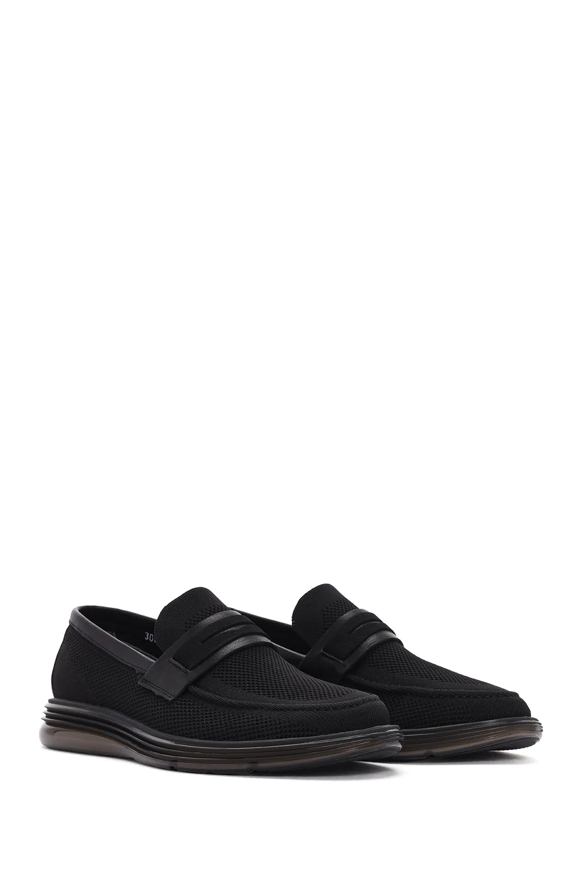 Erkek Siyah Kumaş Loafer