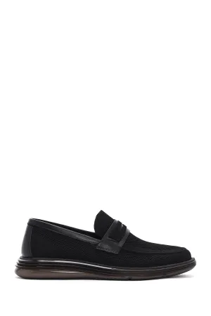 Erkek Siyah Kumaş Loafer
