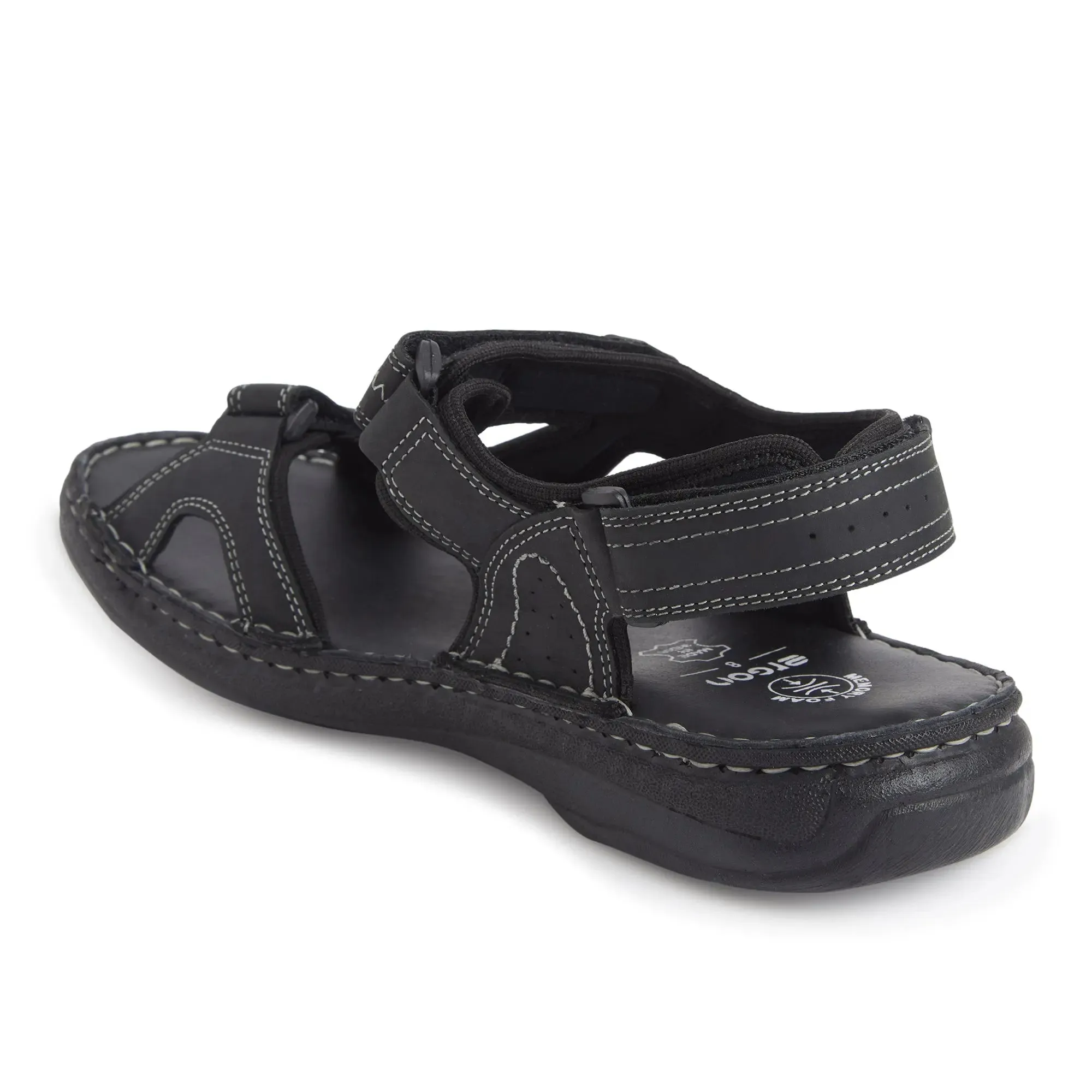 ES-04 Men Black sandals for men