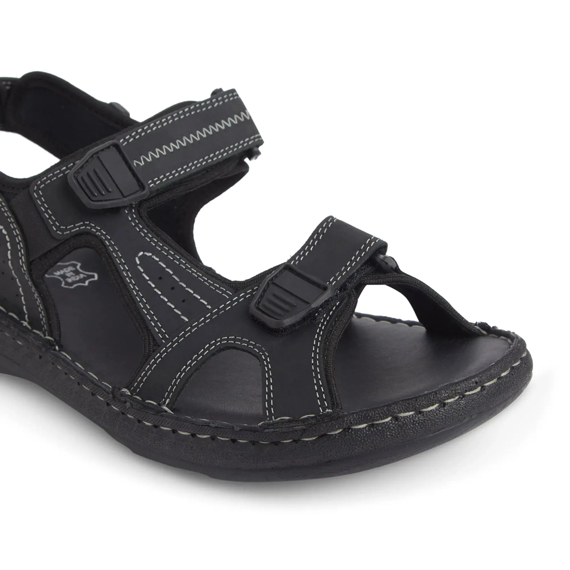 ES-04 Men Black sandals for men