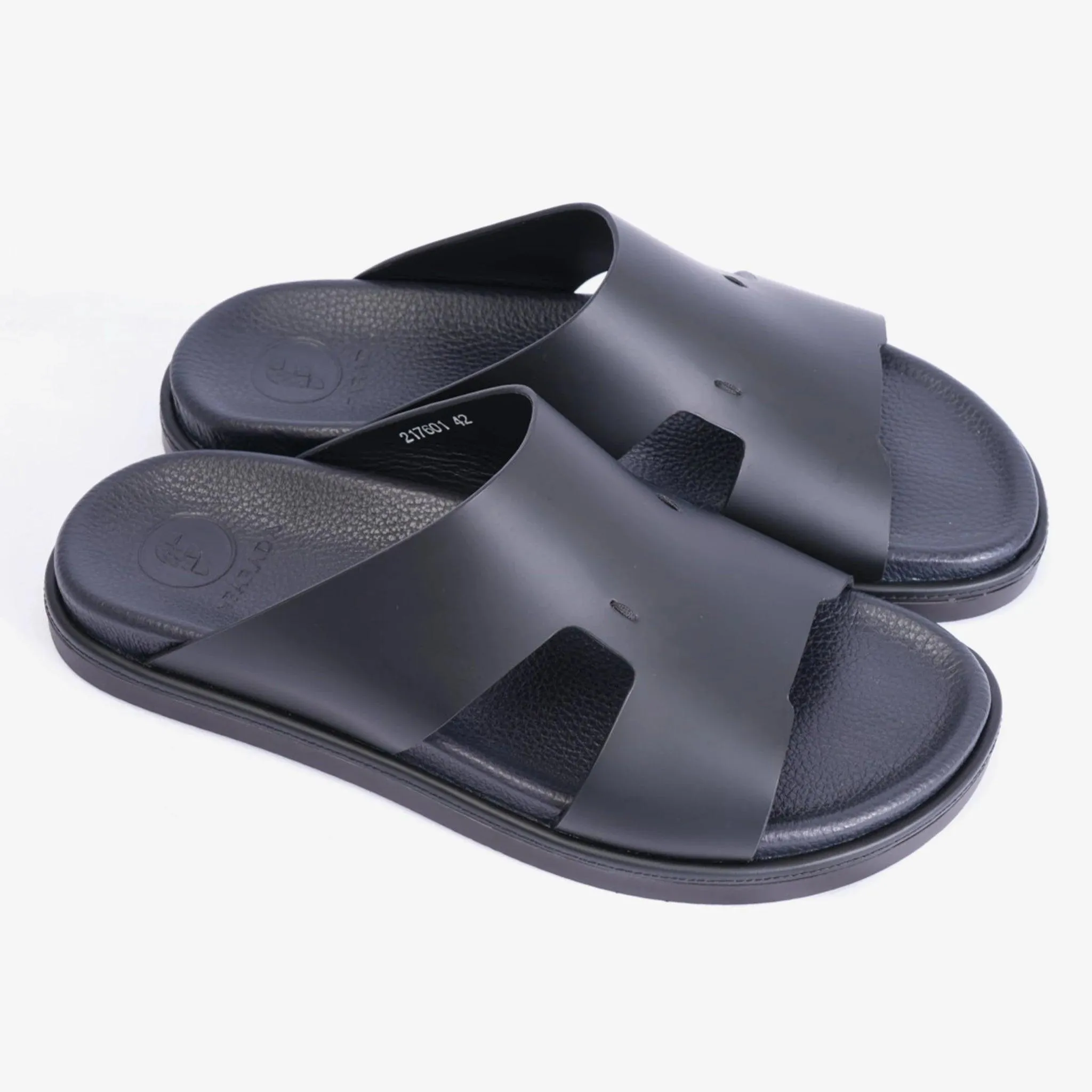 FARADA CLASSIC ARABIC SANDAL WITH BLACK SOLE BLACK