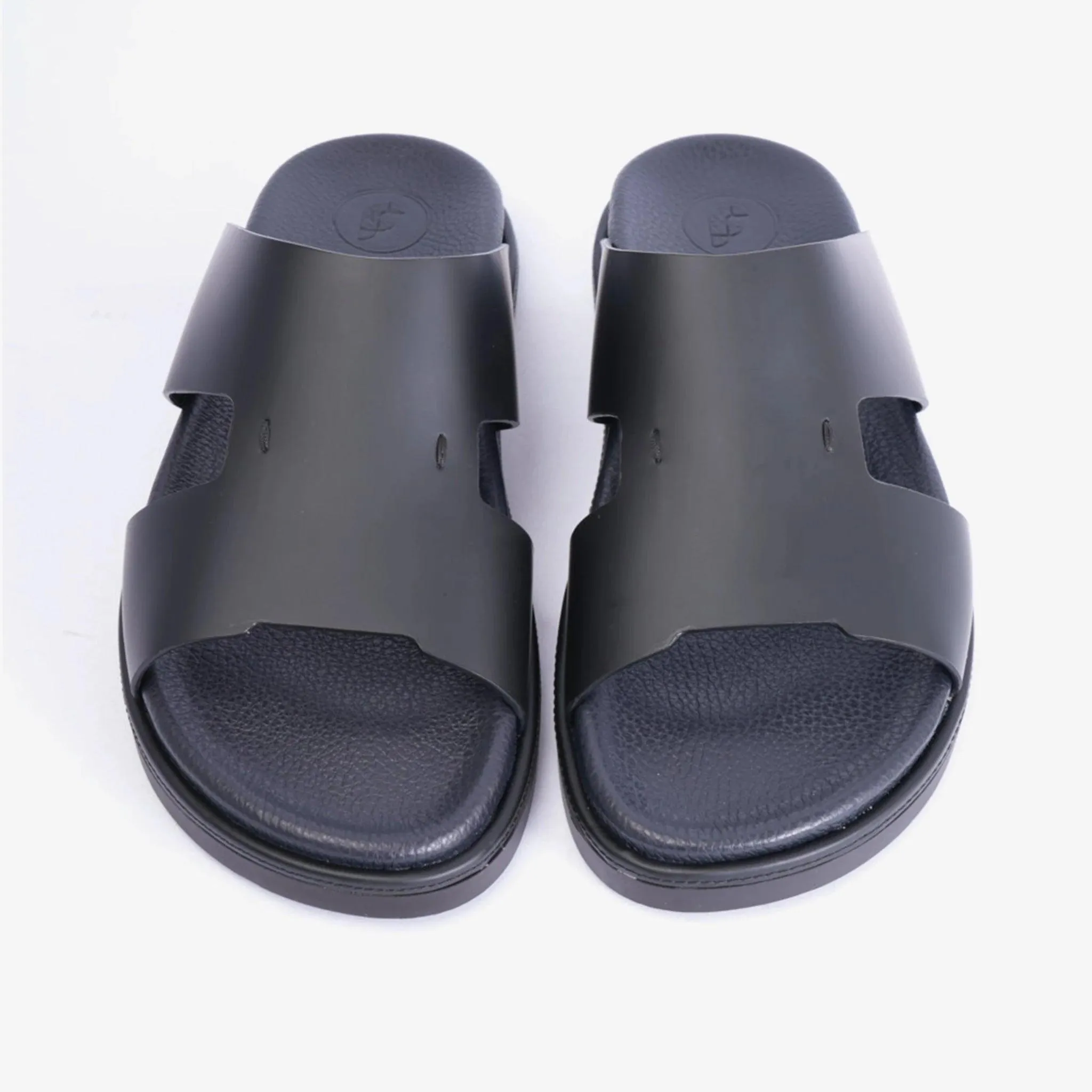 FARADA CLASSIC ARABIC SANDAL WITH BLACK SOLE BLACK