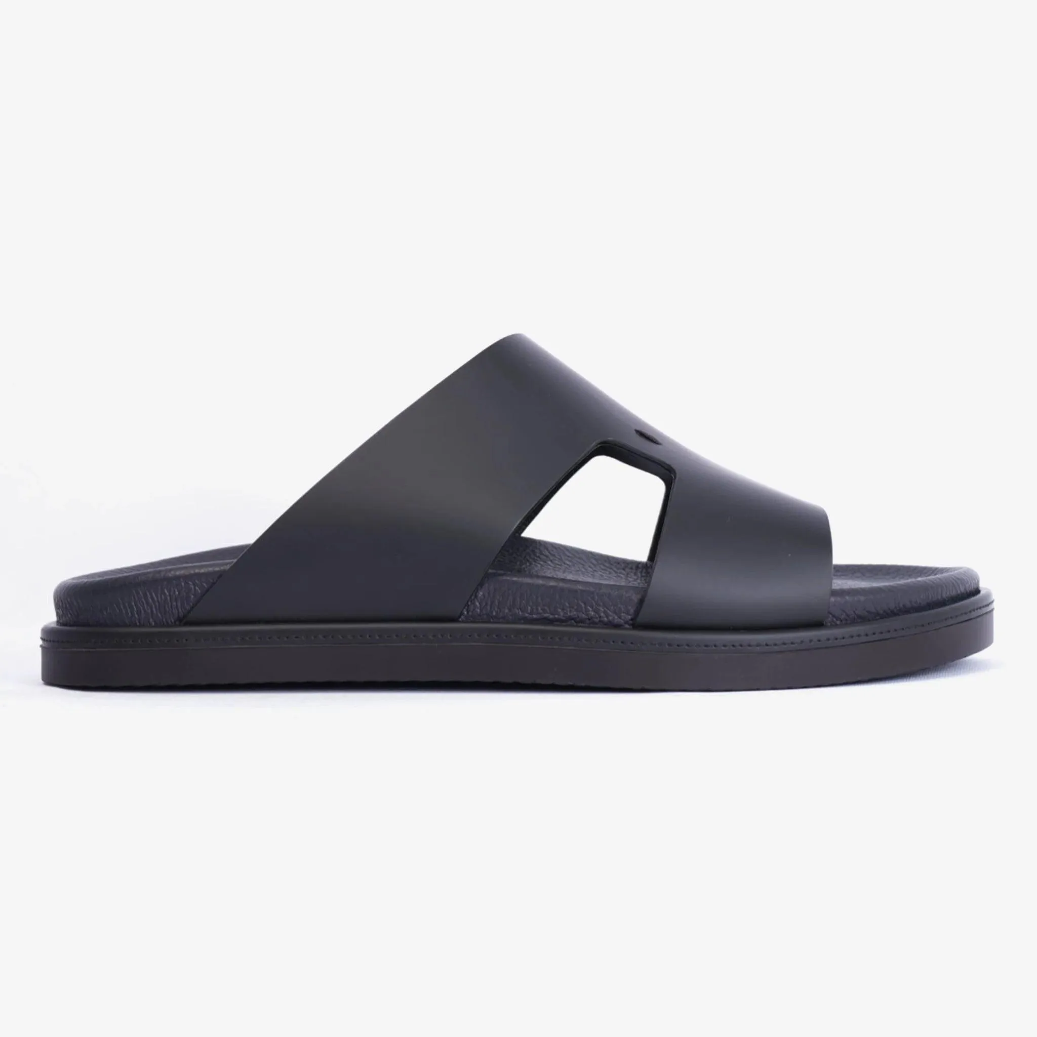 FARADA CLASSIC ARABIC SANDAL WITH BLACK SOLE BLACK