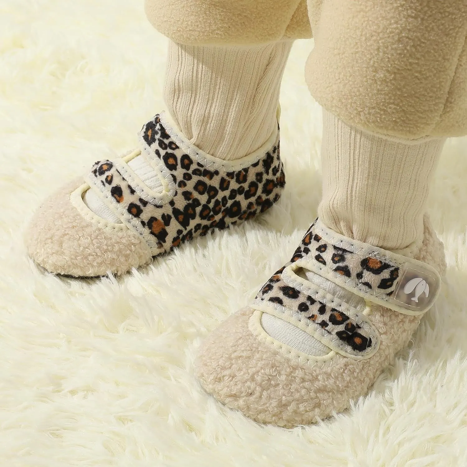 FEETCITY Toddler House Slippers - Boys & Girls Winter Kids Indoor Home Shoes - Warm Socks