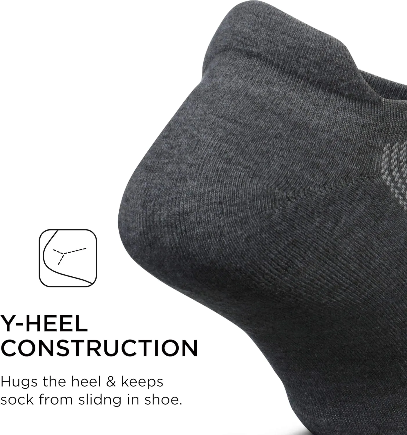 Feetures High Performance Max Cushion Ankle Sock - No Show Socks for Women & Men with Heel Tab - (1 Pair)