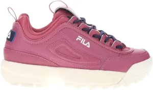 Fila Women's Disruptor II Premium Shoes, Heather Rose/Malaga/Gardenia, 9.5 M