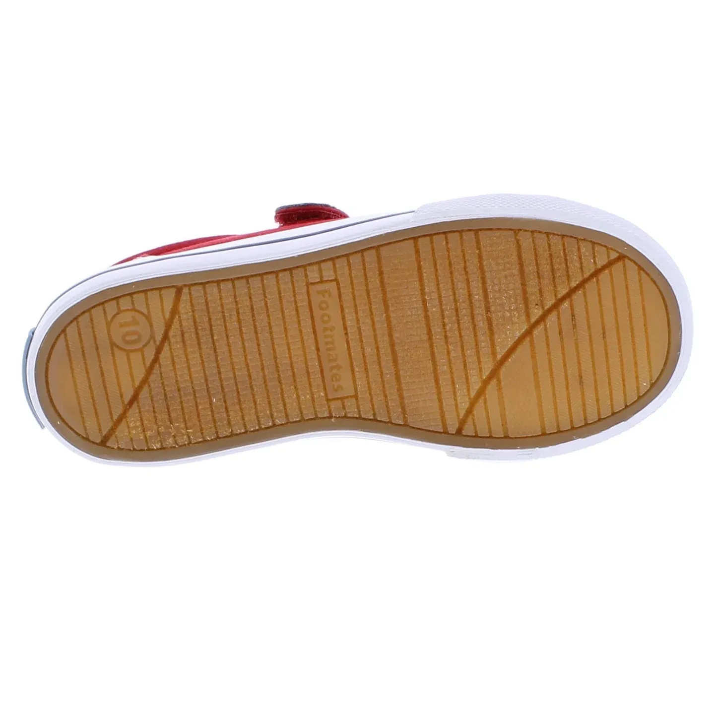 Footmates Jordan Velcro Sneaker- RED