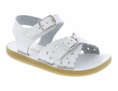 Footmates Sandal (Ariel) Rose Pink, White, Rose Gold, Silver, Bloom