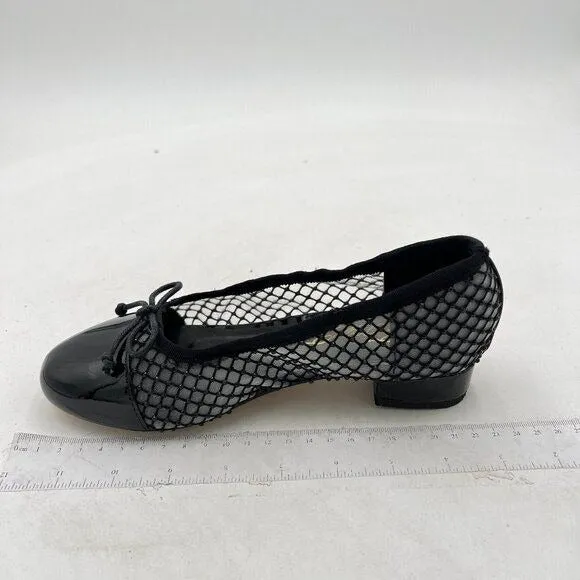 FOWT Mesh Ballet Flats for Women Elegant Bows Round Head Design Comfortable