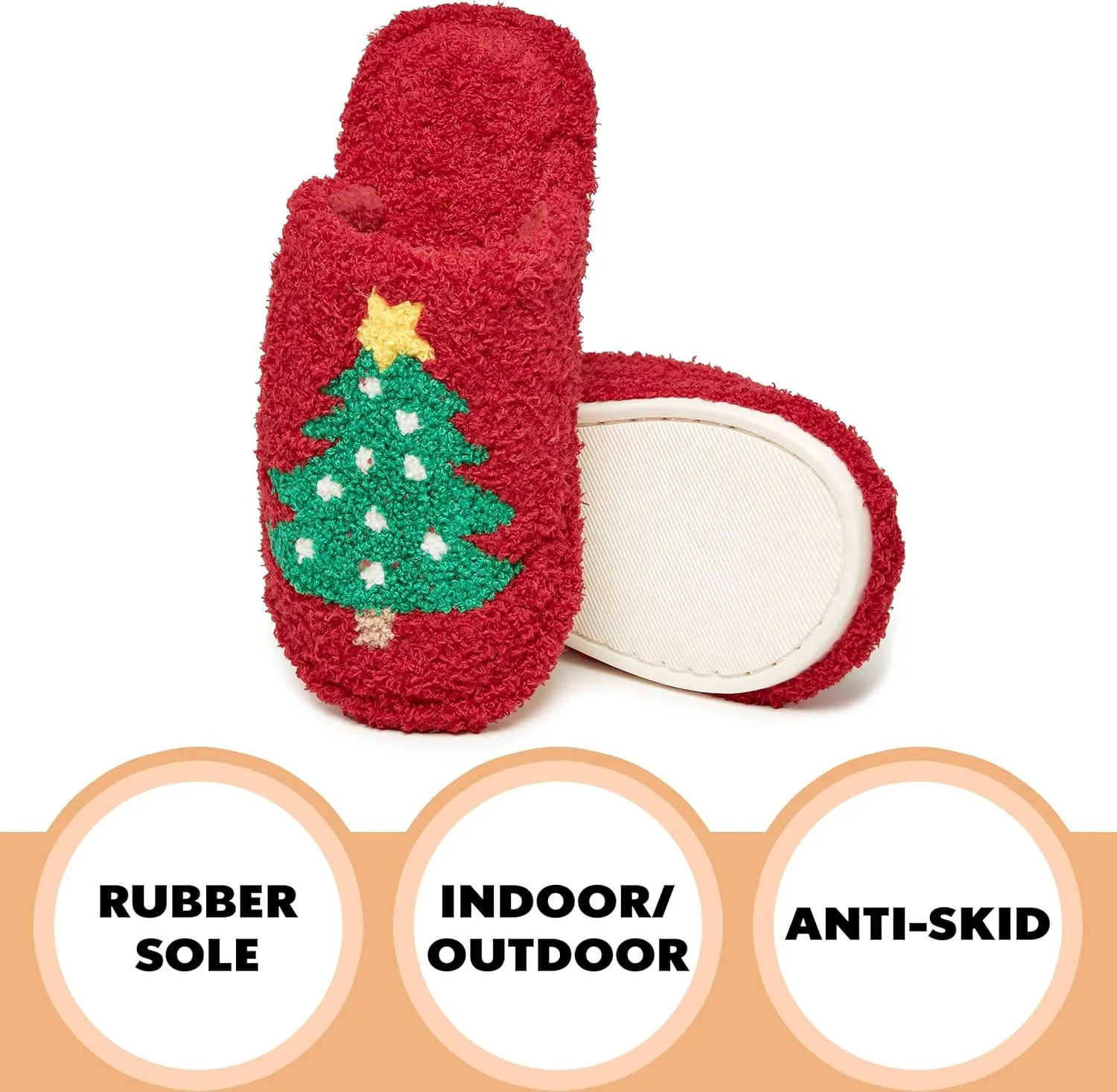 Funky Junque Cozy Microfiber Women's Slippers with Non-Slip Sole - Easter Designs, Spring Patterns