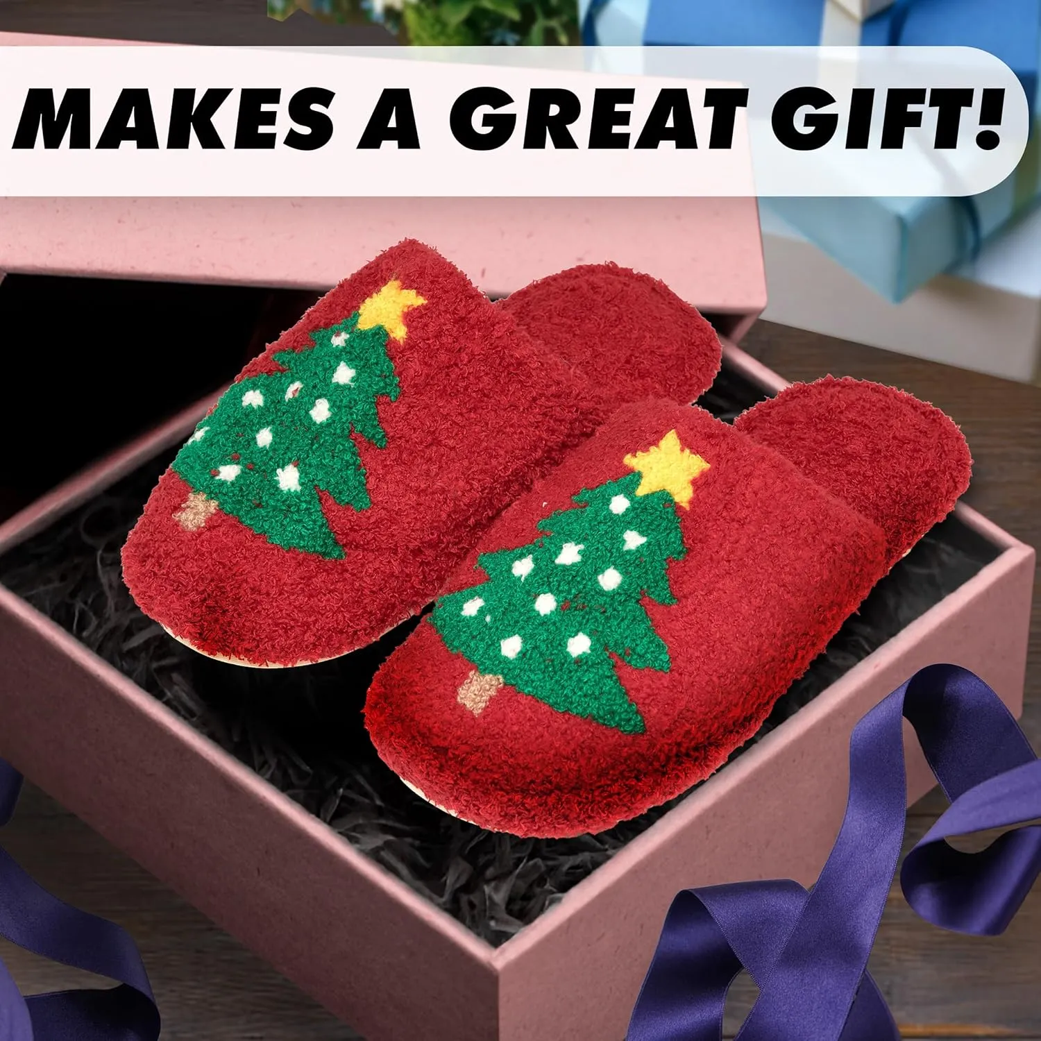 Funky Junque Cozy Microfiber Women's Slippers with Non-Slip Sole - Easter Designs, Spring Patterns