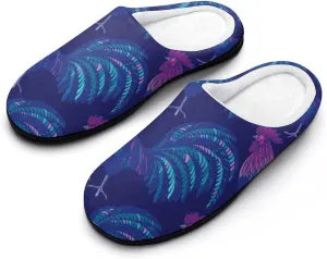 Funny Chicken Fashion Mens Slippers Slip On Fuzzy House Shoes for Indoor Outdoor