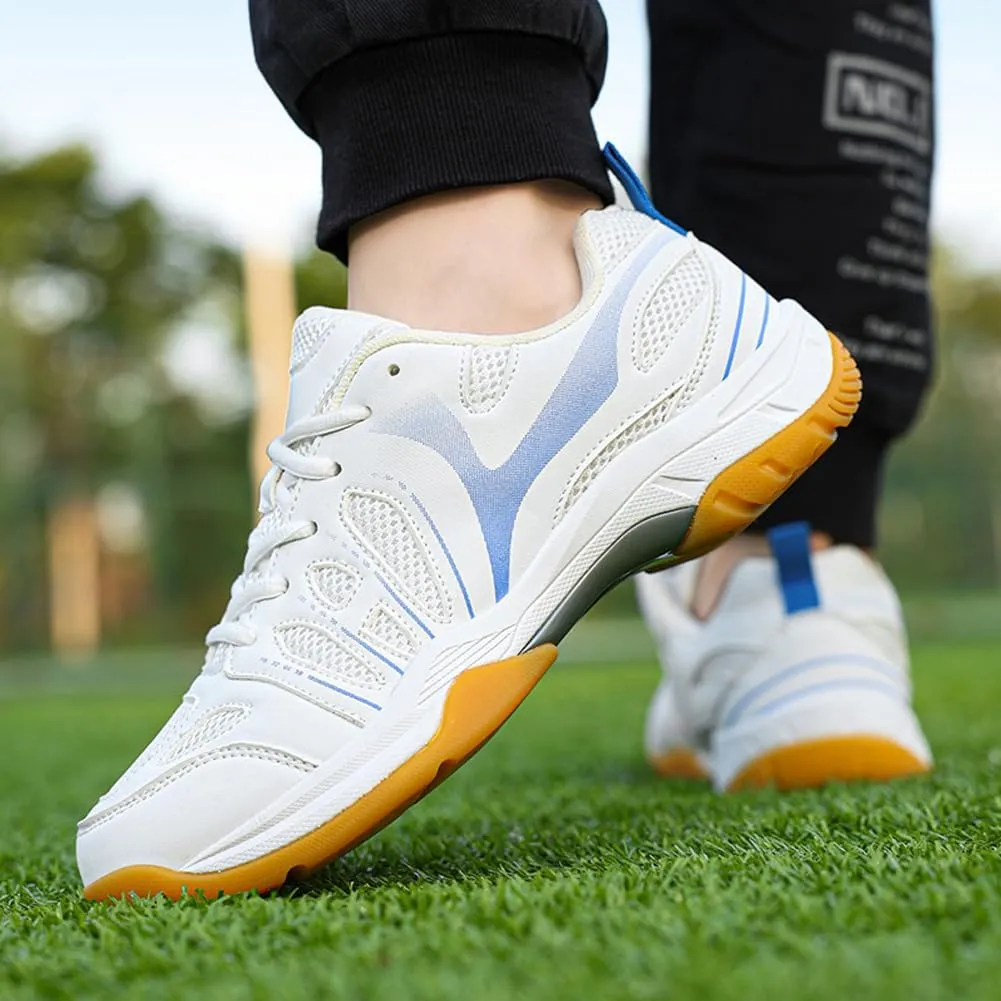 GEXECEUSS Men's Comfortable Badminton Shoes for Sport: Womens Breathable Tennis Shoes for Training - Adults Pickleball Sneakers